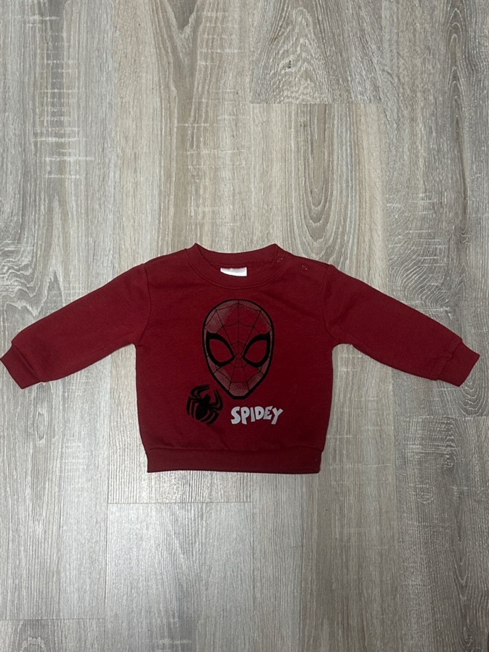 Marvel Kids Maroon Spidey Pullover Sweatshirt